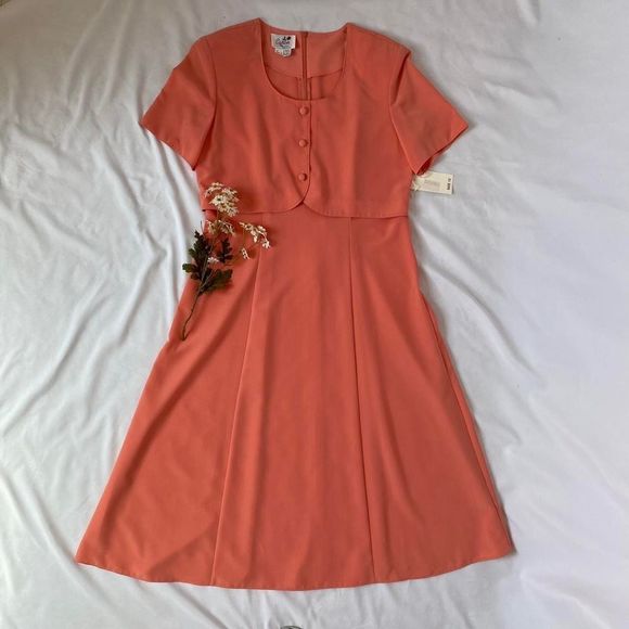 Vintage melon maxi dress - Picture 4 of 4